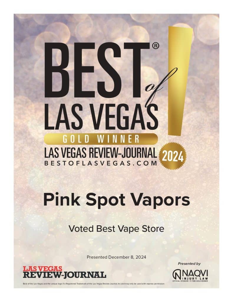 Pink Spot Vapors: Best Vape Store, Best of Las Vegas 2024 - E-Liquid.