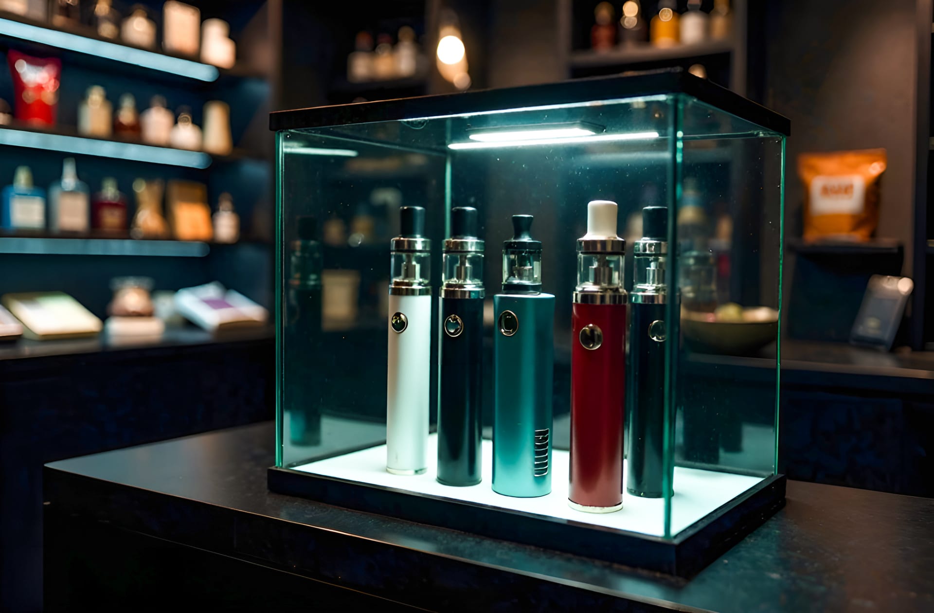 Display Case E-Liquid.